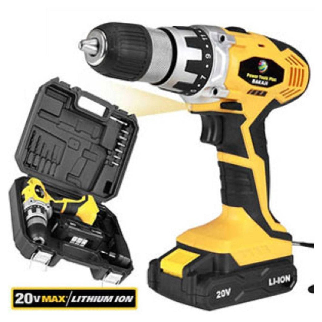20V CORDLESS MANDRINO 13 MM LUCE LED TRABAJO