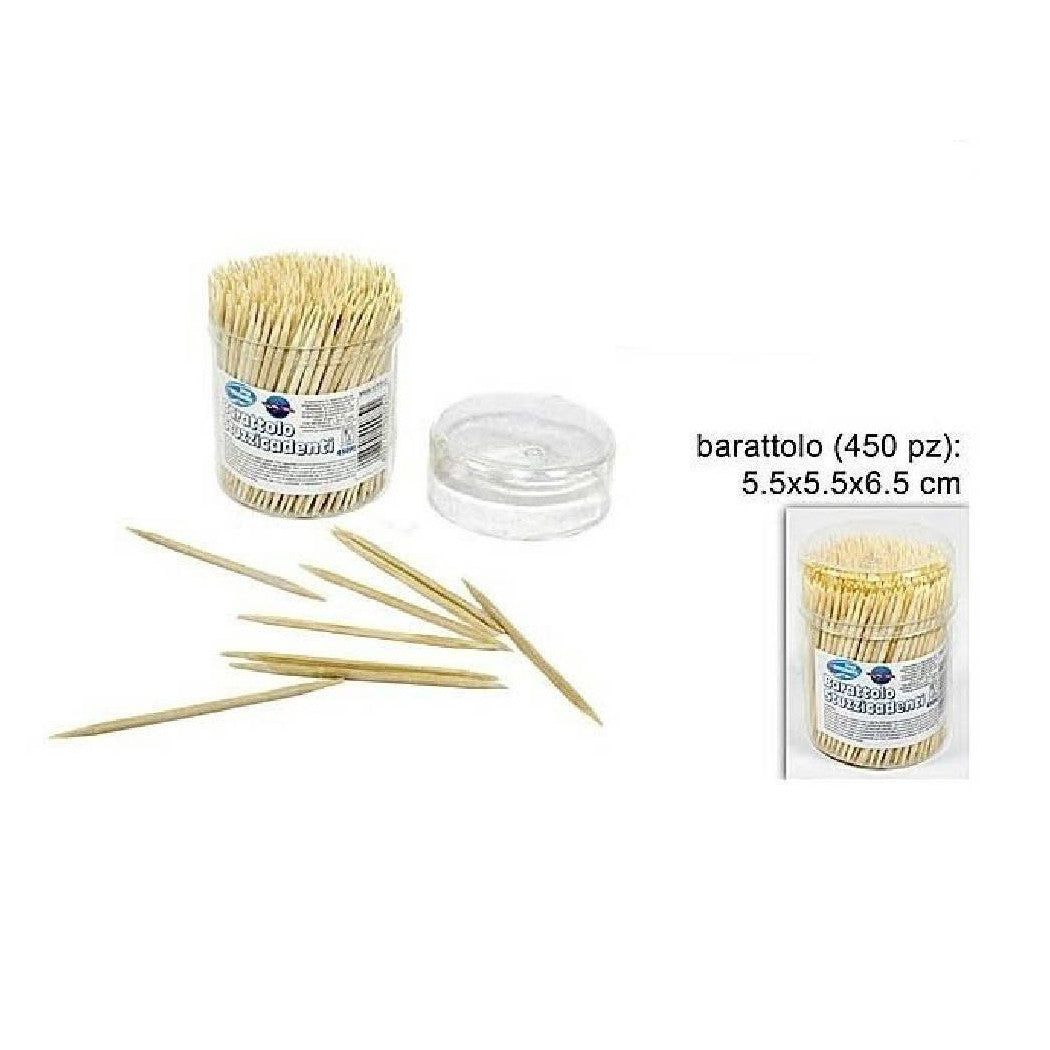 450 PCs Tiegshoes en madera doble punta dientes