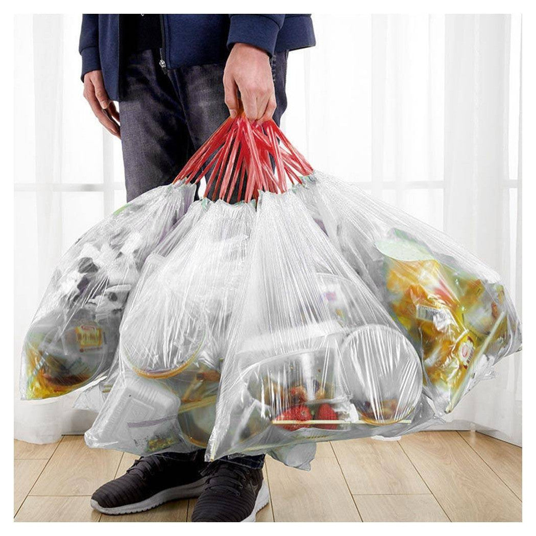 5 bolsas de rollos Bolsas Fragant Junk 30LT 50x60 con asas blancas 100 unids