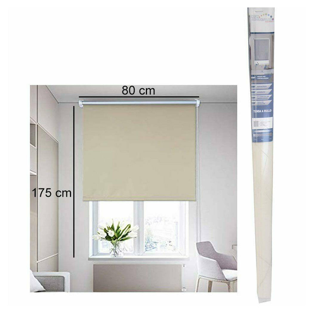 80x175cm Cortina de rodillo Beige Descore con tiendas de cadenas Sombrilla de sombrilla Inicio Ventana
