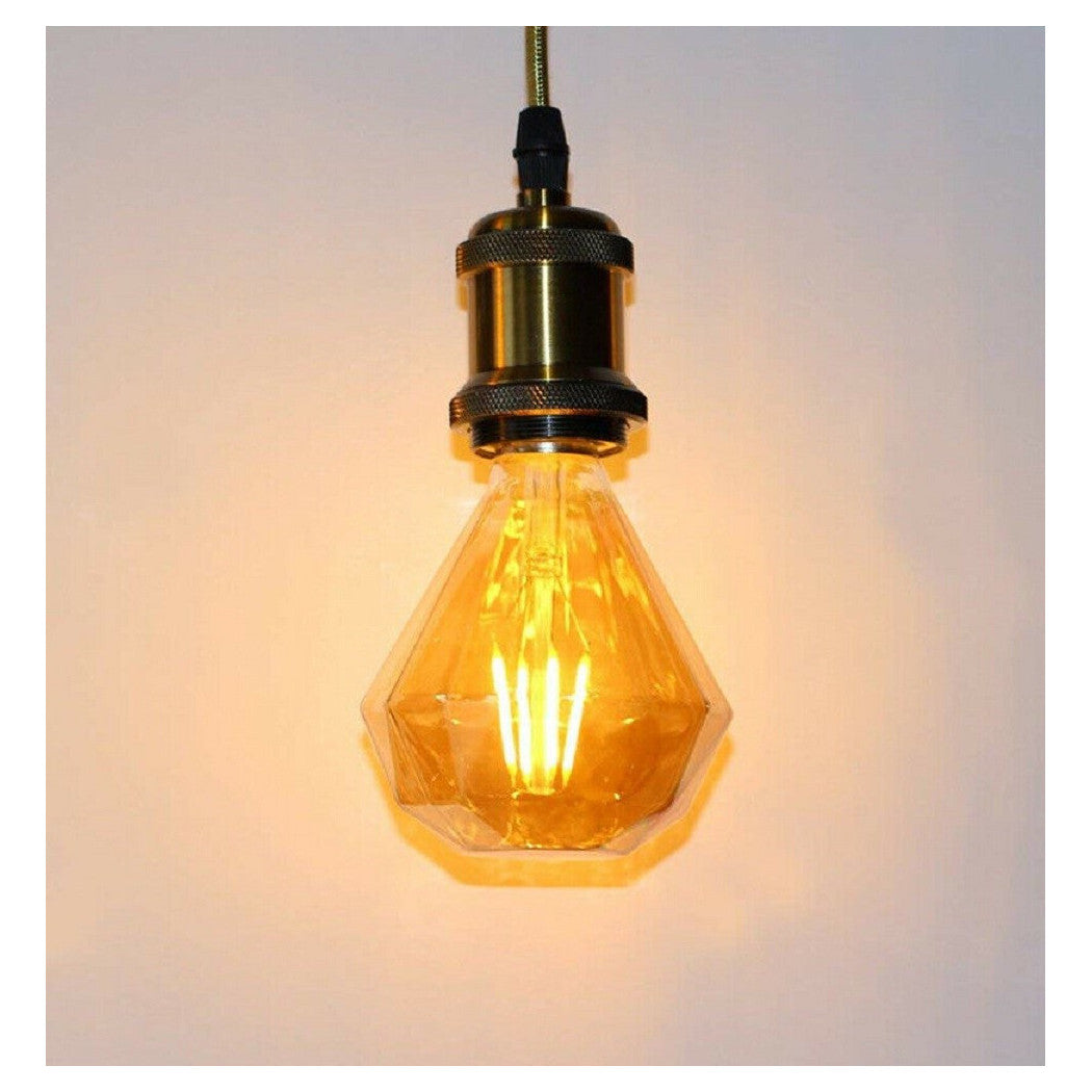 Amber Diamond E27 4 vatios estilo bombilla retro decorativo luz DM-OC