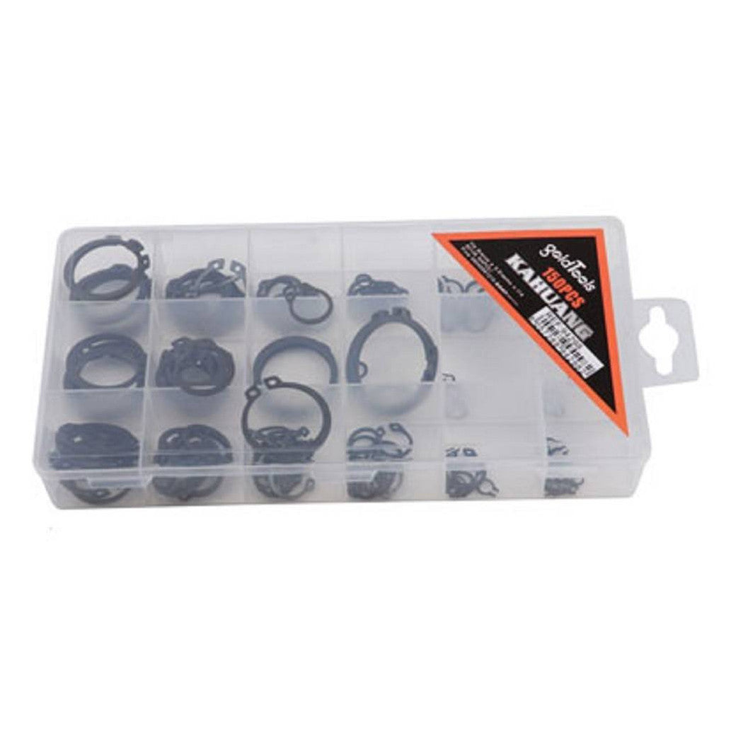 Anillos de Seeger 150pcs 3 a 32 mm Piezas Anillo Anillo Árboles