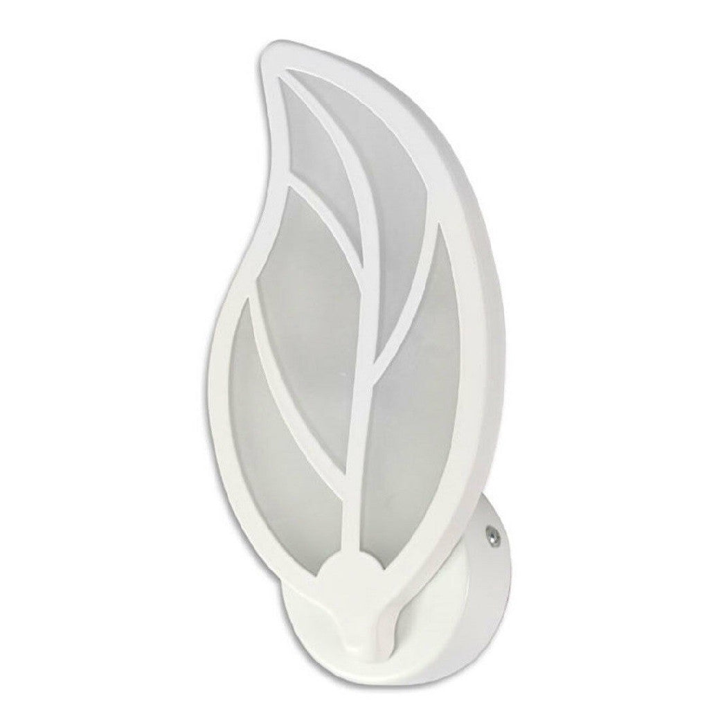 Aplique de hoja de pared 7 vatios lámpara abat jour natural caliente luz fría e32