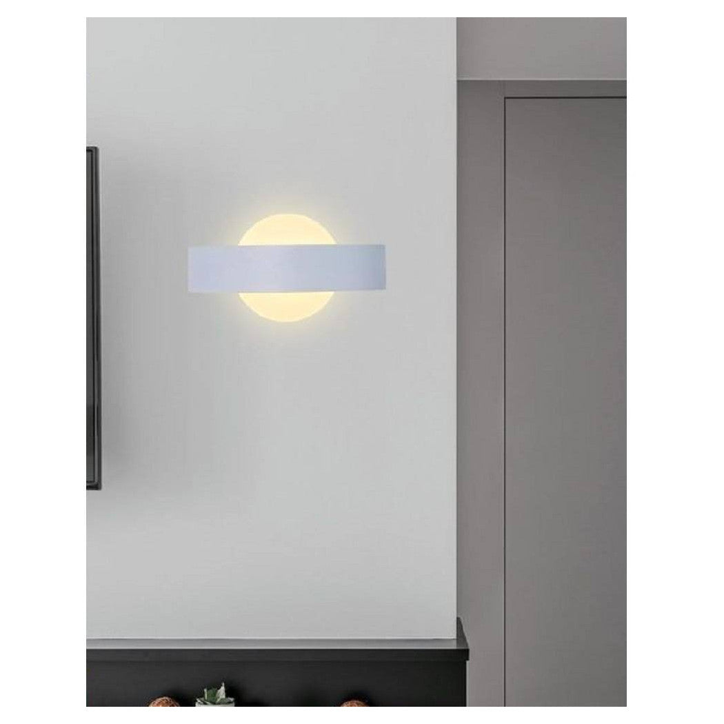 APLIQUE LED 8W BLANCO DOBLE EMISIÓN LÁMPARA 6500K 3000K 4000 E17
