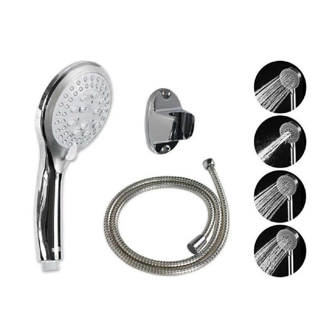 Cabeza de ducha de cabeza 1.8MT de ducha de mano soporte de mano gris 52048