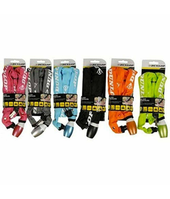 Cadena antirrobo de bicicleta de motocicleta con 120 cm Candado de llaves de acero Varios colores