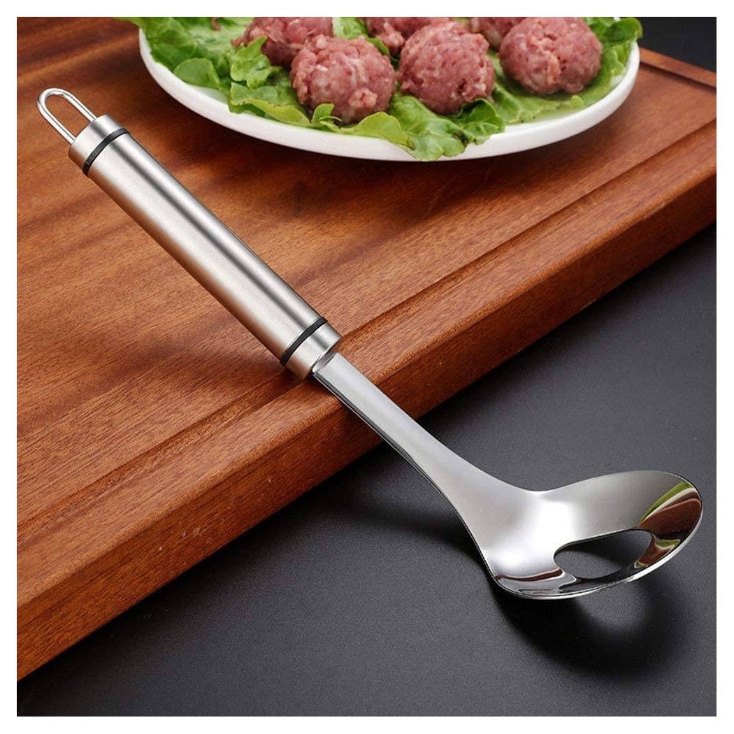 Cuchara para carne de albóndigas sin paletas Utensilio de acero inoxidable Molde