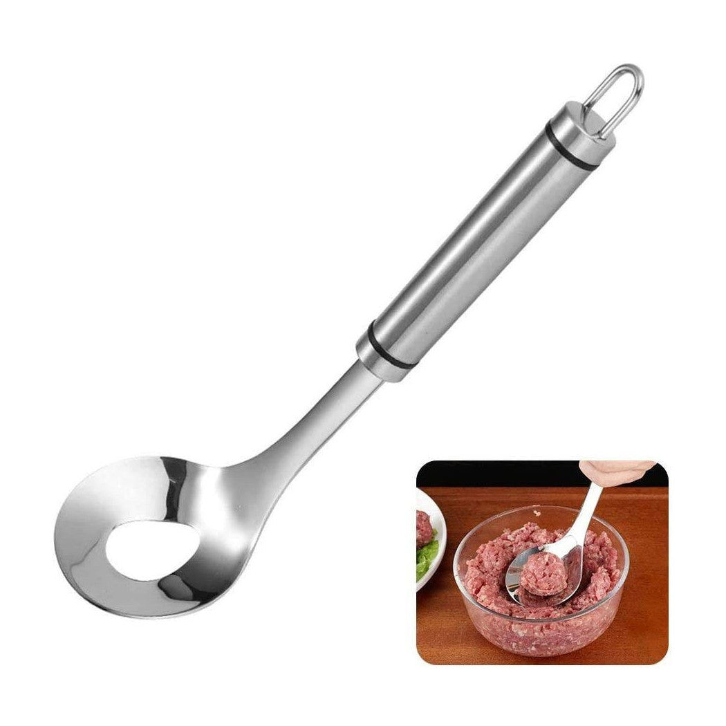 Cuchara para carne de albóndigas sin paletas Utensilio de acero inoxidable Molde