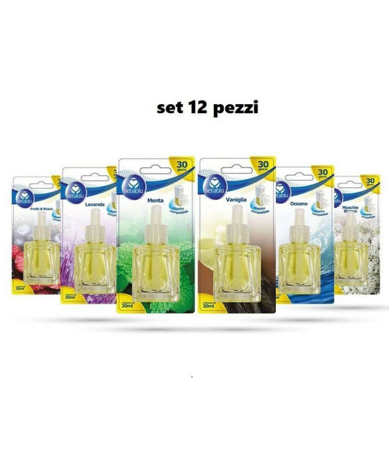 Establecer 12 piezas Recarga de ambientes desodorantes compatibles PURE 20 ML varias fragancias