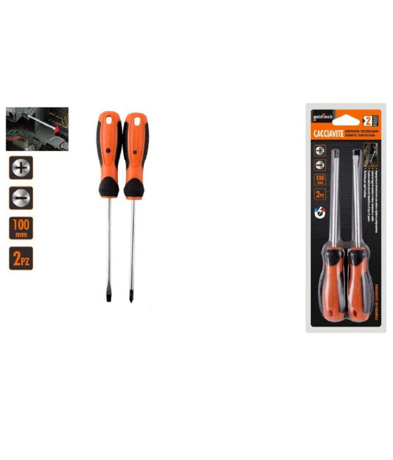 Destornilladores de cortador Phillips 7 PC en destornilladores de vanadio de cromo con punta magnética