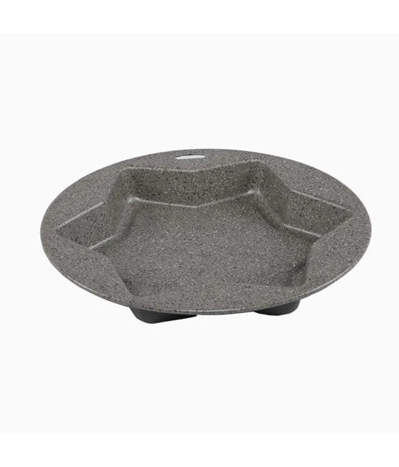 Forma de molde Donut liso 36 cm Pan horneado Horno de aluminio Baba Casatiello