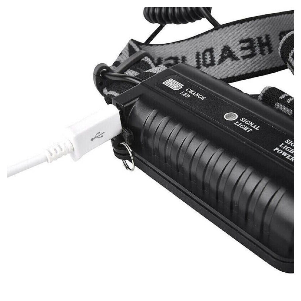 FRONTAL TORCIA 5 LED RECARICABILE 6 MODELOS DE EXCURSIONES FISH