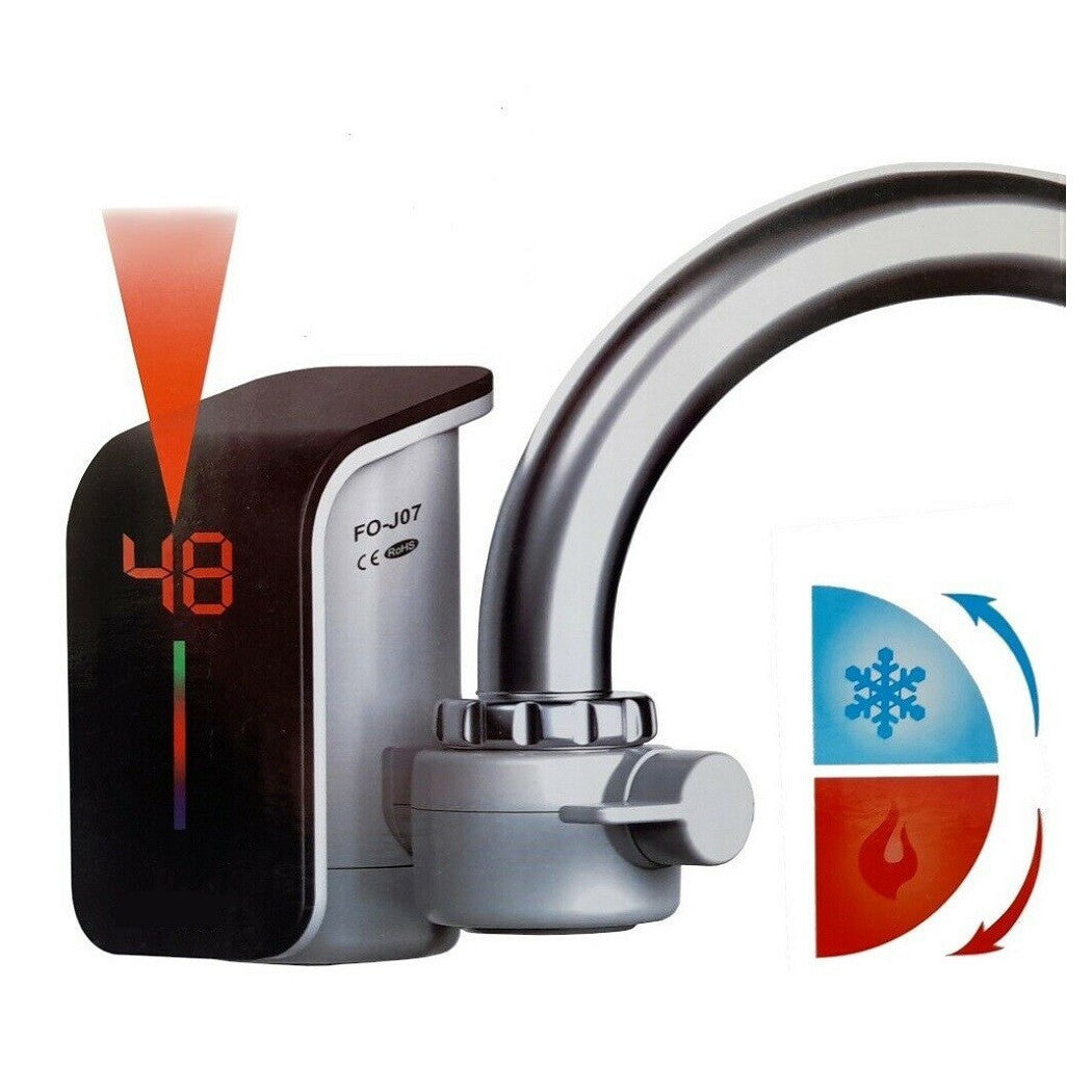 Grifo eléctrico para agua caliente instantánea sin caldera con pantalla FO-J07