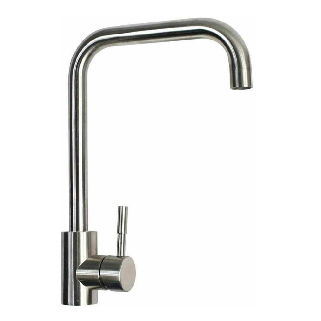 Grifo Fregadero cocina Canna High Square Satin Satin Brass Mezcador 52813