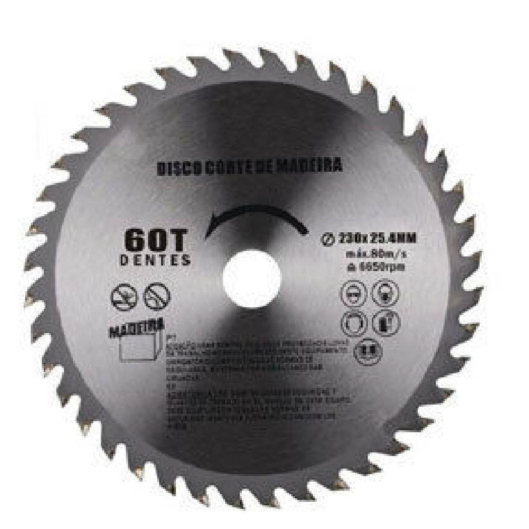 Grindero de ángulo circular de madera de corte de disco SEGA 230 x 25,4 mm 60 dientes