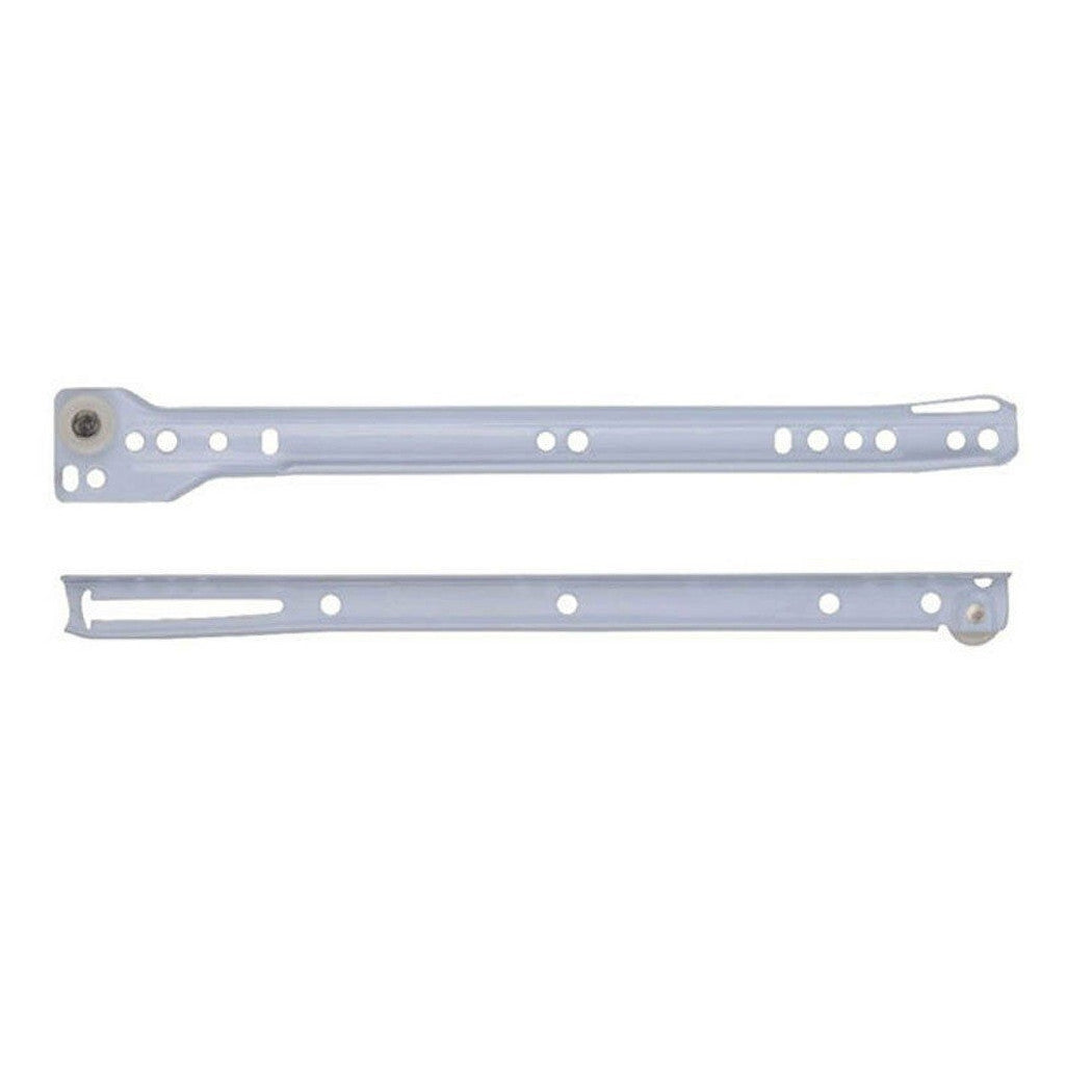 Guías de cajones Guías de 2pcs Rodillo deslizante de acero blanco