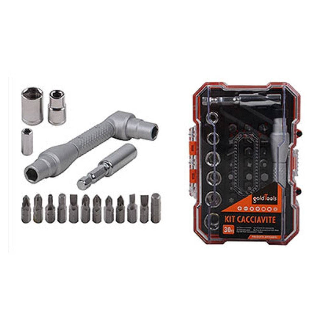 Kit de destornillador multiuso 30pcs DIY Magnético Cabezas intercambiables 92189
