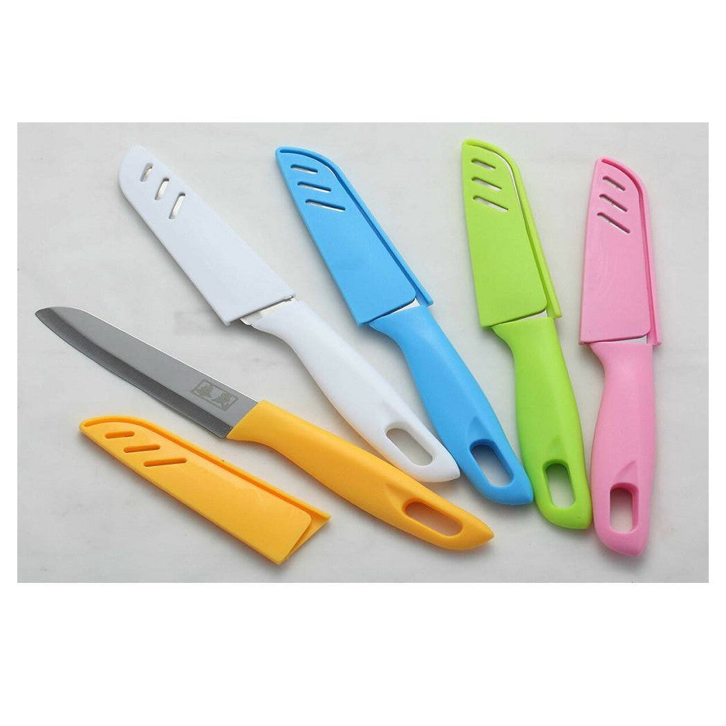 Knife knife for colored steel handle fruit in various colors