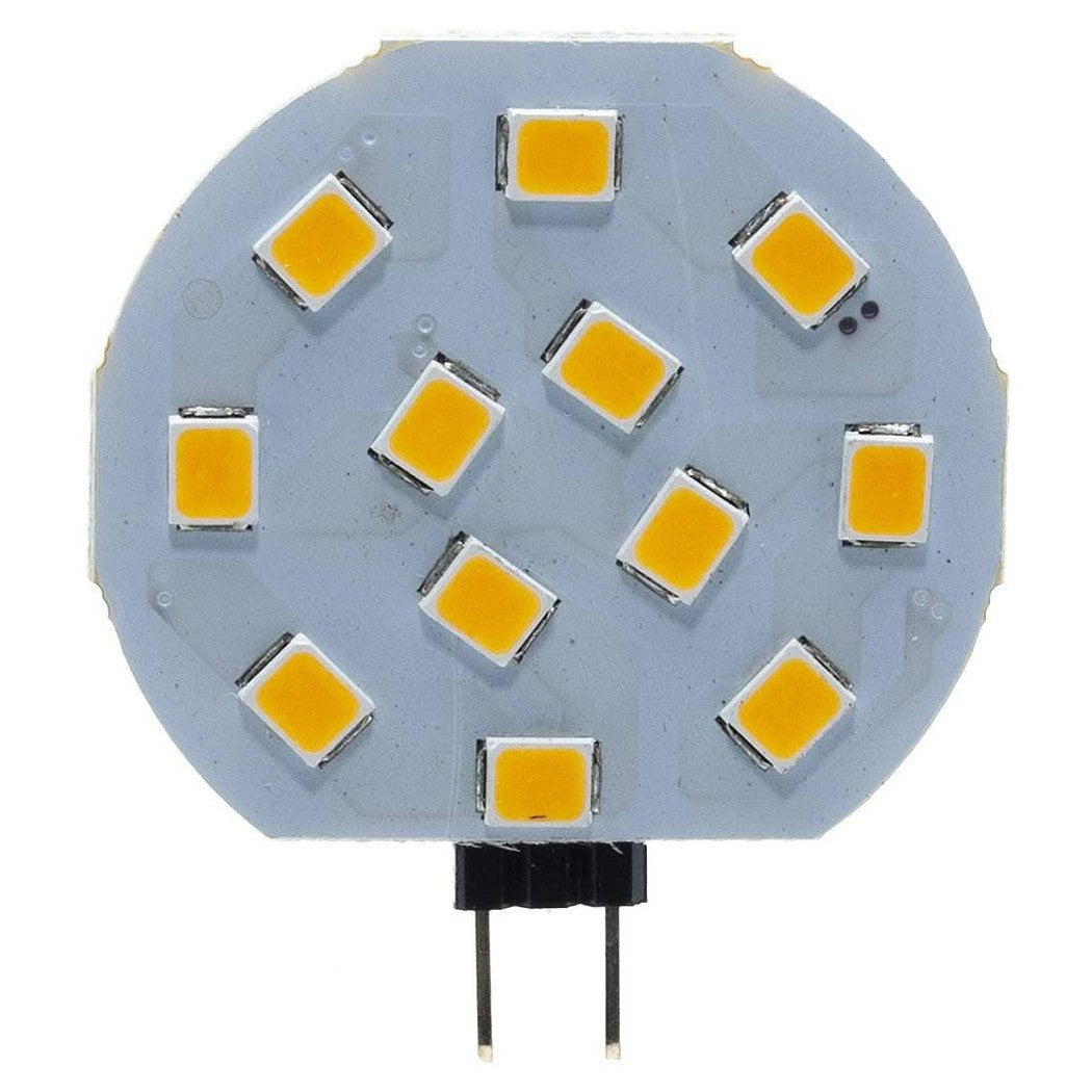 LAMPADINA LIGHT LED SLIM G4 1.8 WATT LAMPADA PIATTA 12V LUCE 6500K 3000K 4000K