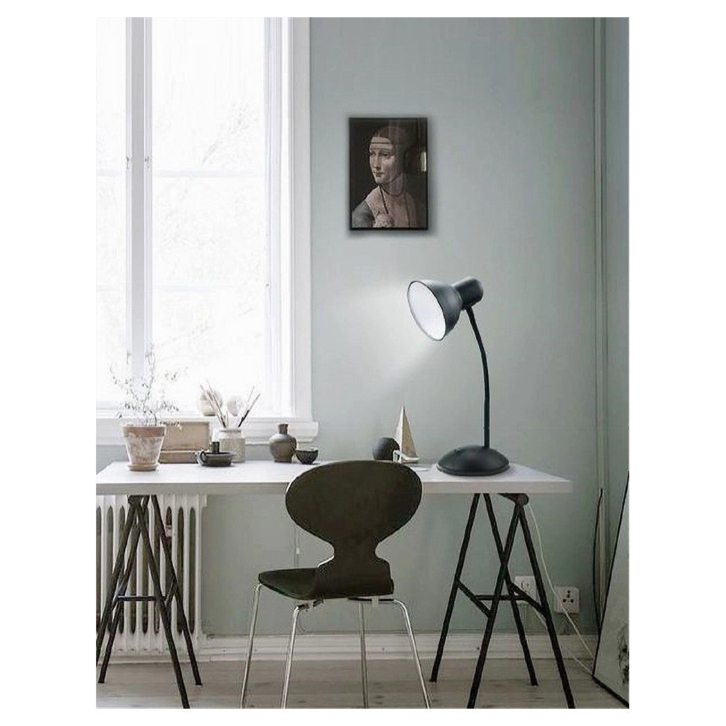 Lámpara de escritorio con mesa de luz de luz flexible para el dormitorio de color