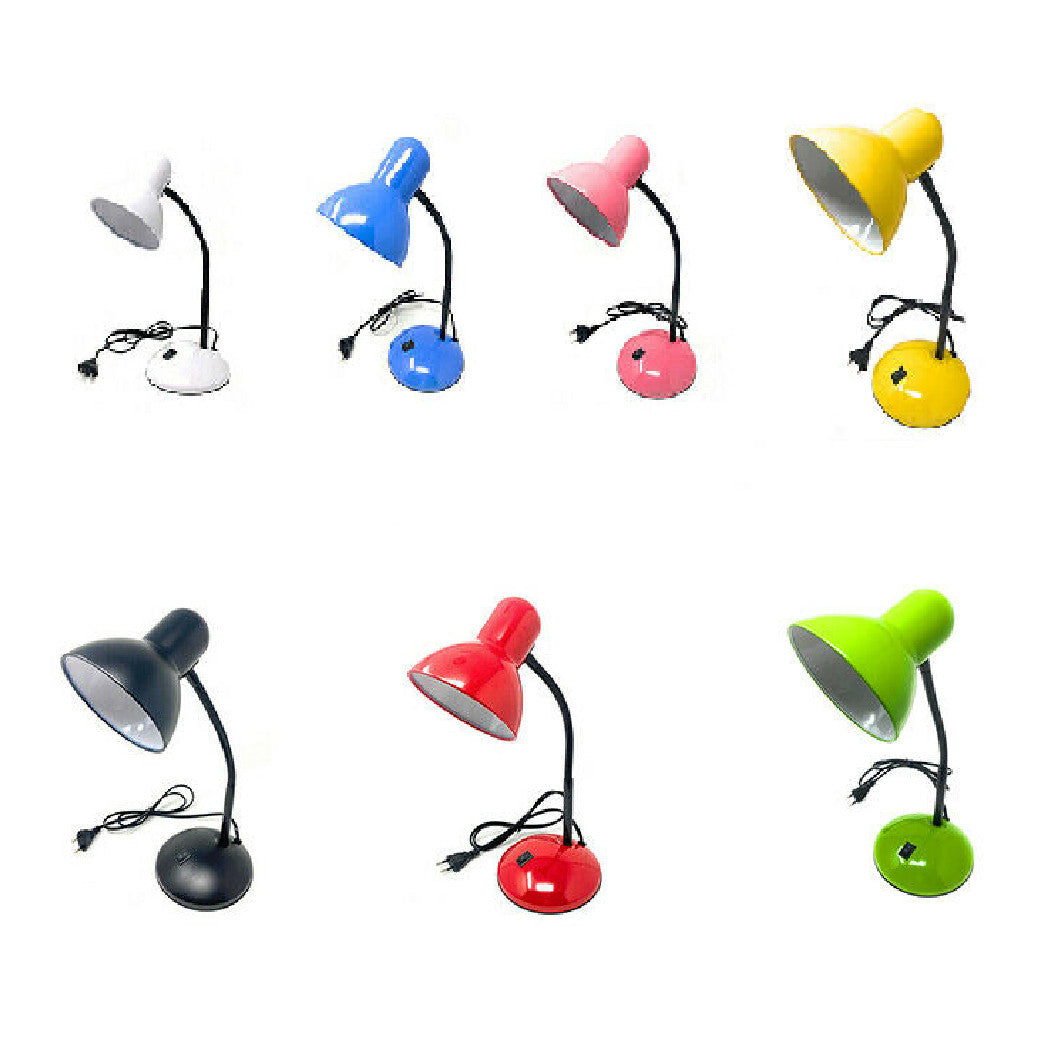 Lámpara de escritorio con mesa de luz de luz flexible para el dormitorio de color