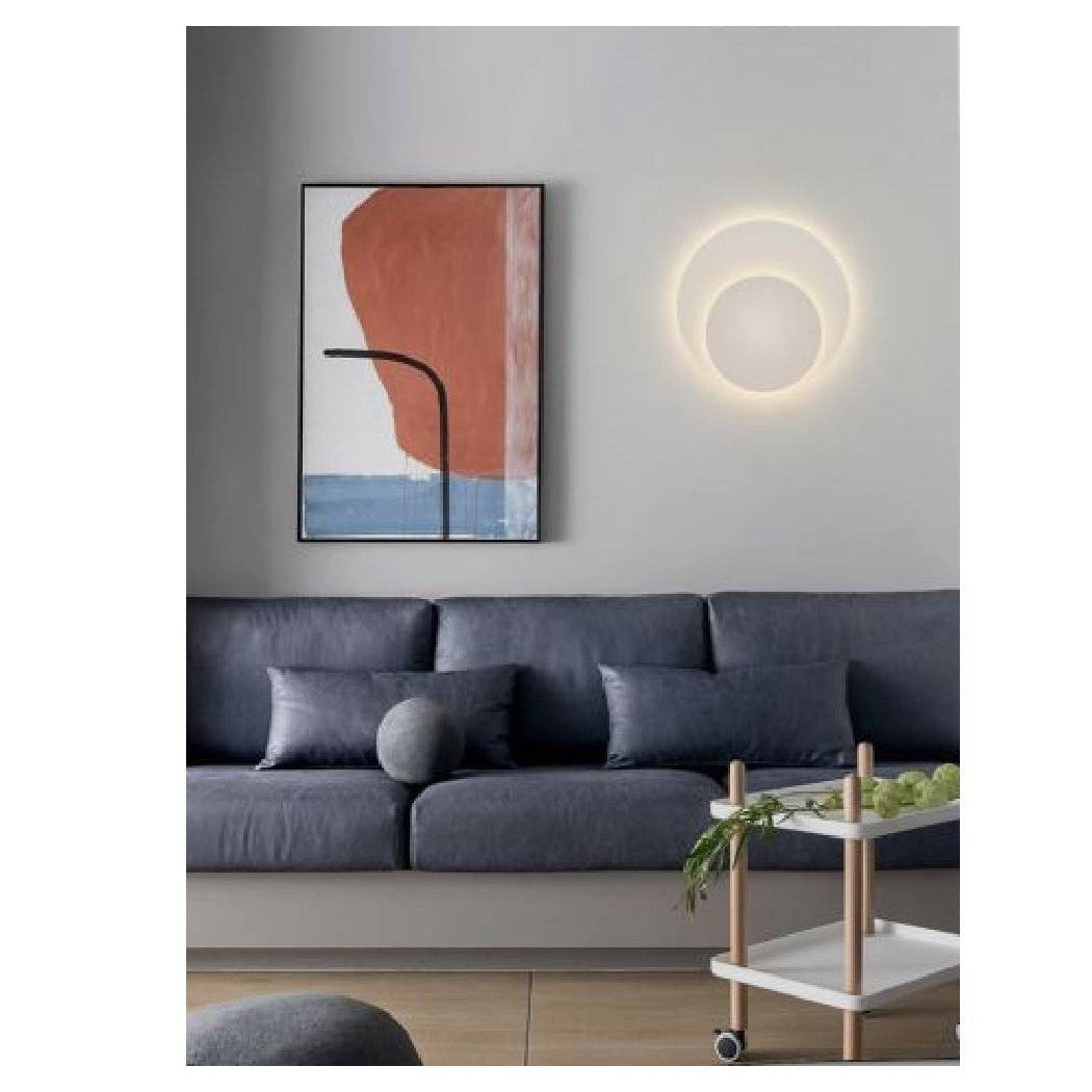 Lámpara de pared LED Eclipse 18 W Luz fría 6500k Natural 4000K Hot 3000K E60