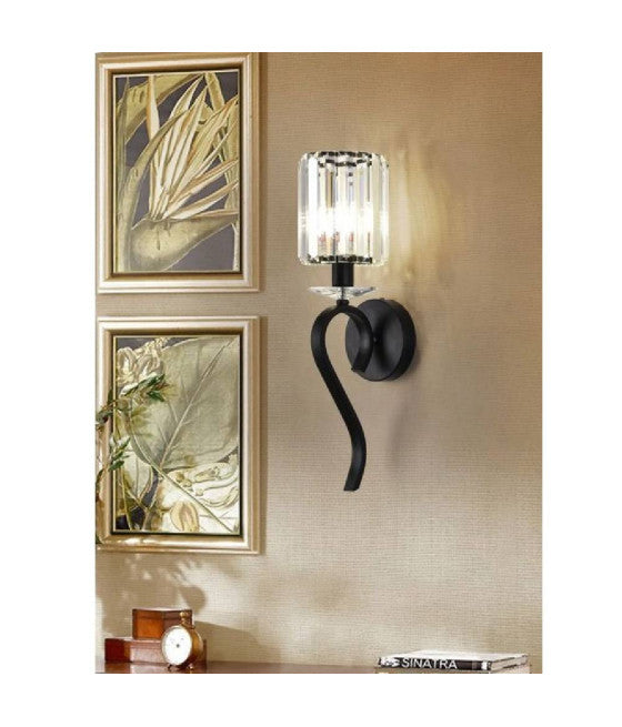 Mesa de noche moderna de la pared de la pared E27 Attack Abat Jour Glass E09