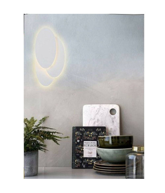 Luz de pared LED 3 semáforo ovalada de la noche de la luz de la liftal ABAT Jour 12W Light 6500K 3000K 4000K E33