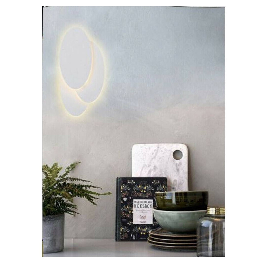 Luz de pared LED 3 semáforo ovalada de la noche de la luz de la liftal ABAT Jour 12W Light 6500K 3000K 4000K E33