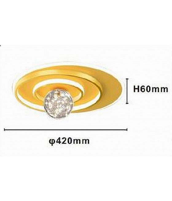 Luz del techo LED delgado 90 cm de la luz del techo con la luz natural cálida