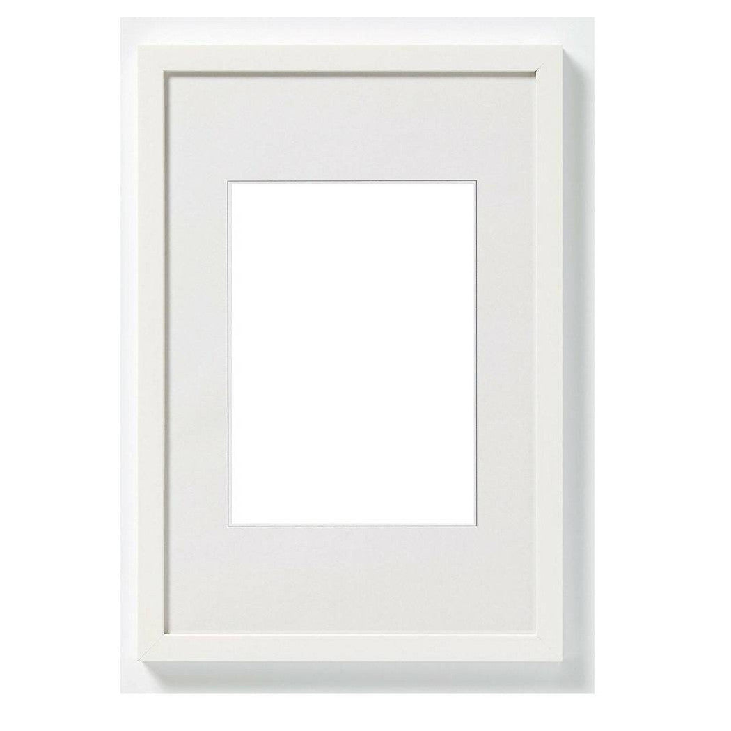 Marco de fotos Pósteres Tele Dimensiones Tamaño 30 x 40 cm Color blanco