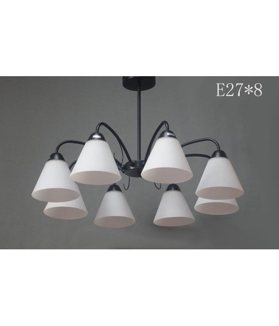 5 gotas de diseño colgante techo araña 38W-76W 3000K-6500K B04