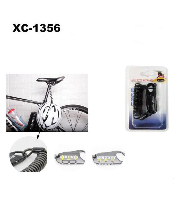 Bicicleta de la cadena de seguridad antirrobo Candado de la bicicleta 2 llaves de acero 8 x 1200mm