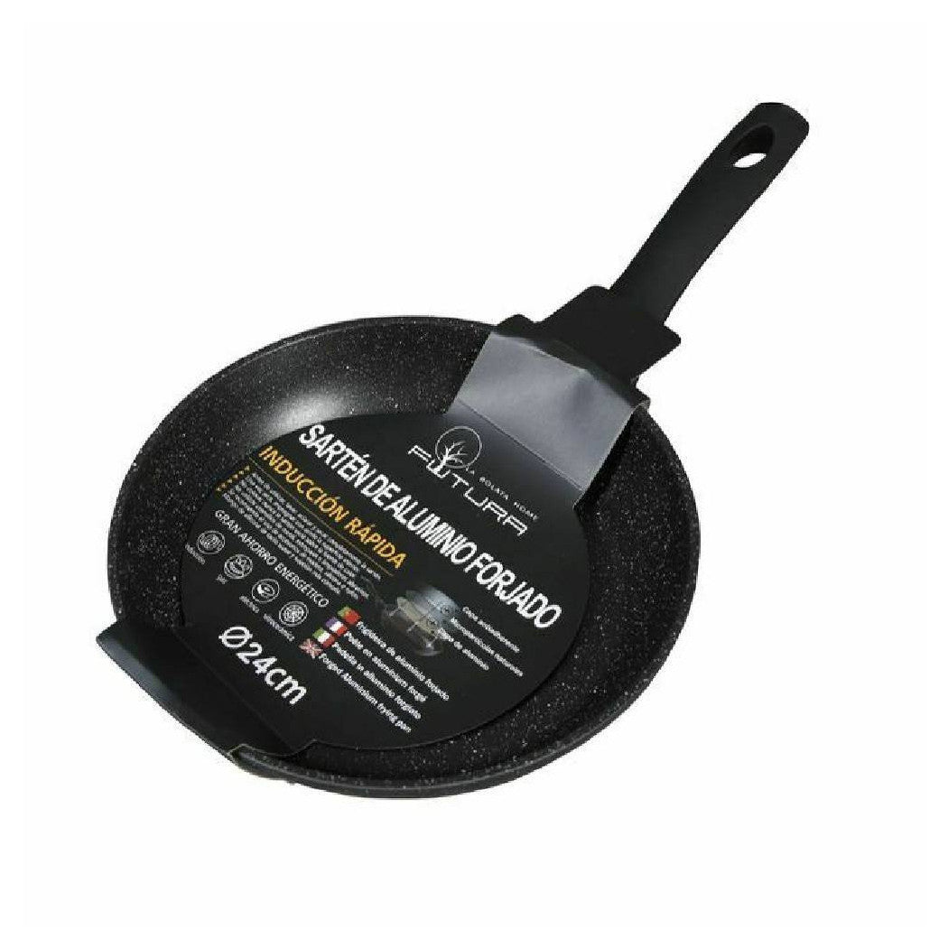 Panomunicador con mango de aluminio Forjado Diámetro de granito antiadherente 24 cm