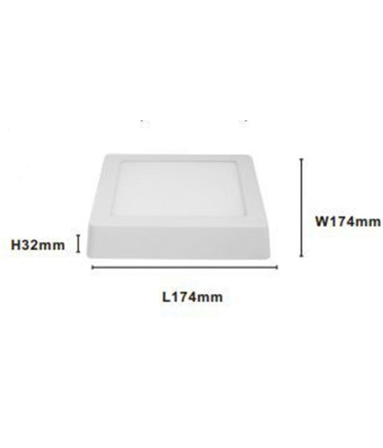 Luz de techo de techo 18W lámpara de araña de lámpara de luz natural caliente