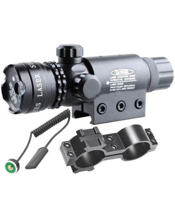 Puntero de precisión con visor láser verde 5MV para 300 m rifle de rifle