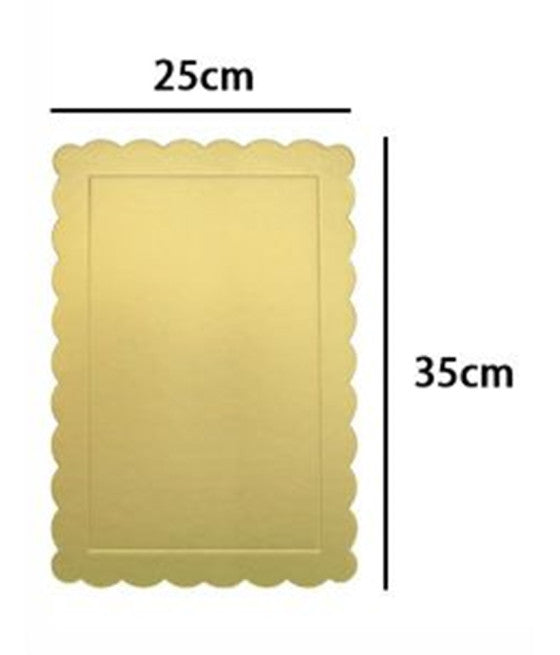 Bandeja de madera de bambú rectangular Edge alto x 41x29x2.5cm Comida de desayuno