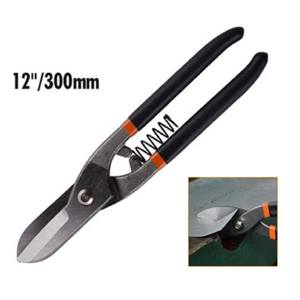 12 "Hojas de hierro Cizalla con Spring Spring Long Tijeras de corte 30 cm