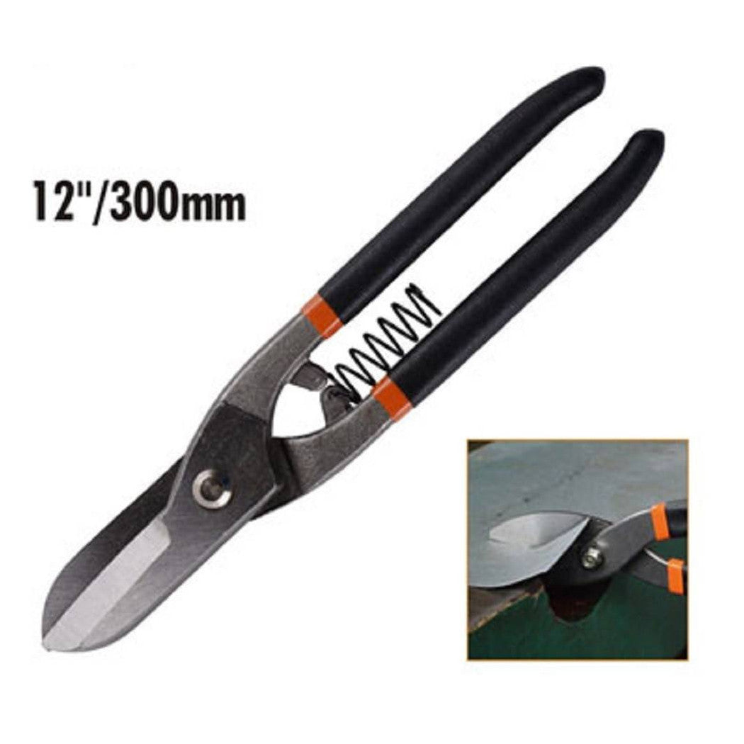 12 "Hojas de hierro Cizalla con Spring Spring Long Tijeras de corte 30 cm
