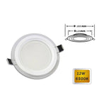 12 W LUZ 6500K 3000K 4000K P-125ET