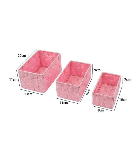 Set 3 cajas de madera Caja decoupage Caja de joyería matryoska caja de caja