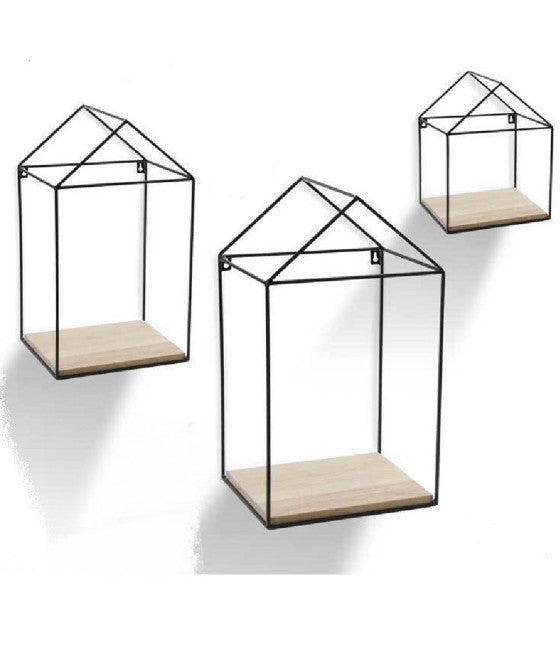 Mesa de café plegable de madera estructura de metal rectangular 50x70cm