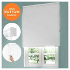 80x175cm Cortina de rodillo oscureciendo blanco con tiendas de cadenas de la sombra de la sombrilla