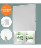 80x175cm Cortina de rodillo oscureciendo blanco con tiendas de cadenas de la sombra de la sombrilla