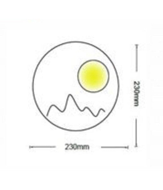 Luz de pared moderna en la tiza ovalada 1xr7s Ataque pintable Lámpara GS-E63