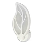 Aplique de hoja de pared 7 vatios lámpara abat jour natural caliente luz fría e32