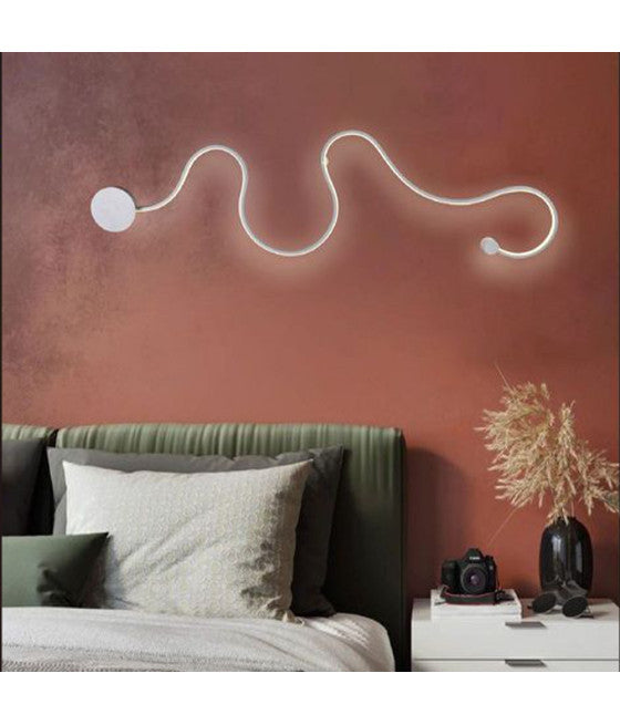 Tiza rectangular Luz de pared Doble emisión E14 pintable IP20 E06