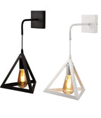 Mesa de noche moderna de la pared de la pared E27 Attack Abat Jour Glass E09