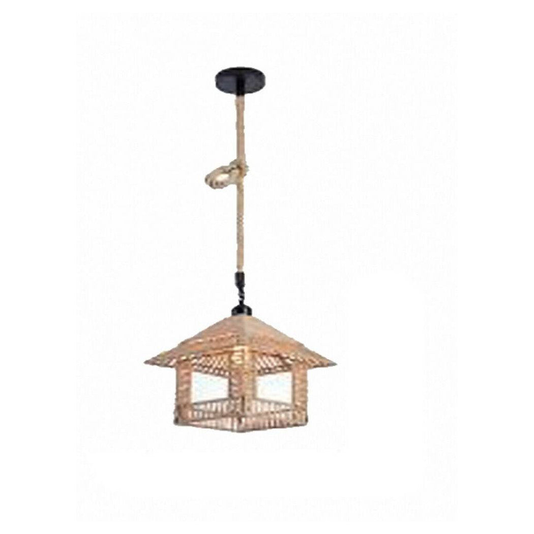 Araña de estilo de cáñamo estilo vintage retro country ataque E27 A56