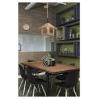 Araña de estilo de cáñamo estilo vintage retro country ataque E27 A56